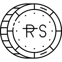 Mauritian Rupee Icon