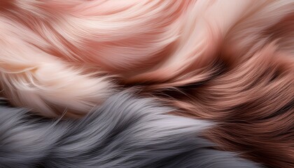 Naklejka premium long hair close up
