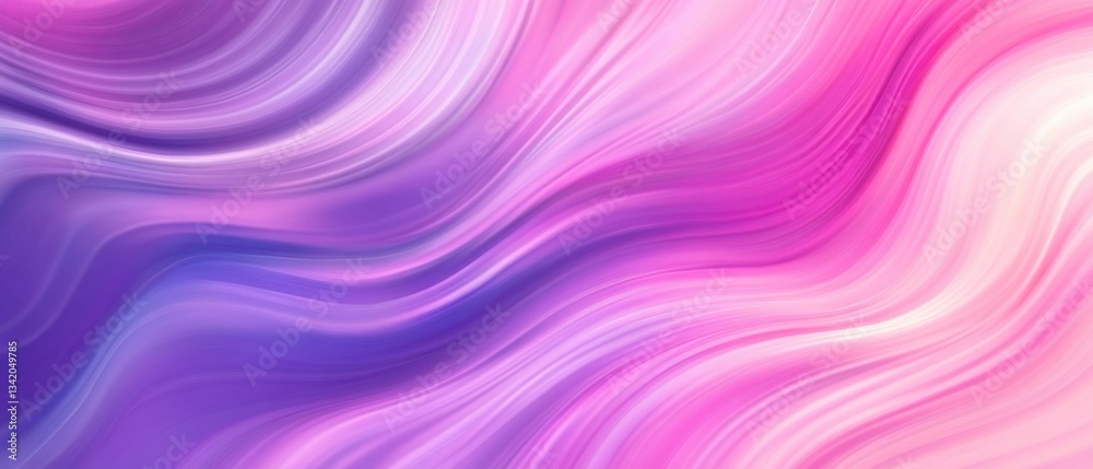 Canvas Prints abstract fluid wave background in vibrant pink and purple hues, creating a dreamy and smooth texture