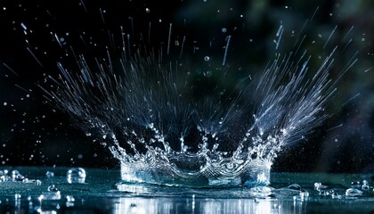 splash of water