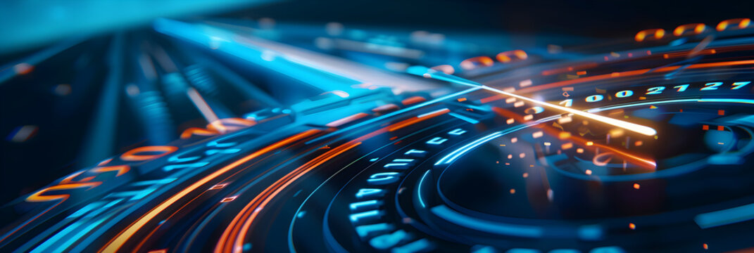 Real-time Visual Representation of Internet Upload Speed Test Activity