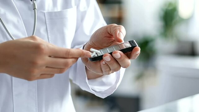 Pharmacist Discussing Diabetes Medication with Patient