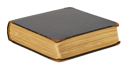 old book isolated on white 