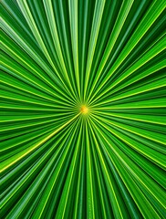 Obraz premium Palm Leaf Texture Close-Up Vibrant Tropical Green Natural Detail