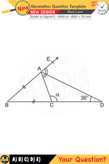 Fototapeta premium Geometry, geometric concepts, High school, middle school, exam question template, numerical lessons, verbal lessons, Next generation problems, for teachers, eps, 2026