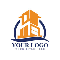Fototapeta premium Real Estate Vector Logo Design