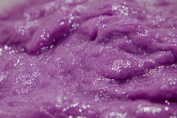 Obraz premium Close up shot showing delicious purple food texture