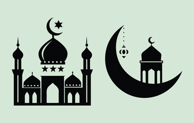 Intricate Islamic Art Vector Collection Featuring Geometric Patterns, Arabic Calligraphy, Mosque Architecture, Ornamental Designs, and Cultural Motifs for Traditional and Modern Applications