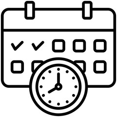 Obraz premium Schedule Icon