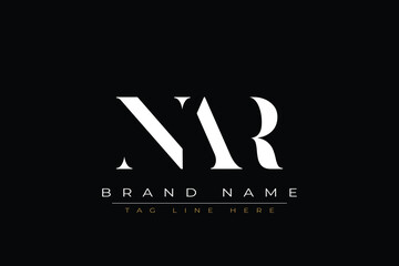 NAR abstract letter logo design. This logo is designed by three abstract letters