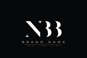 NBB abstract letter logo design. This logo is designed by three abstract letters
