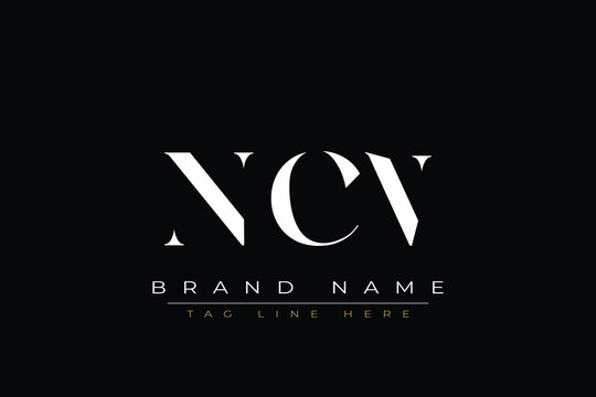 NCN abstract letter logo design. This logo is designed by three abstract letters