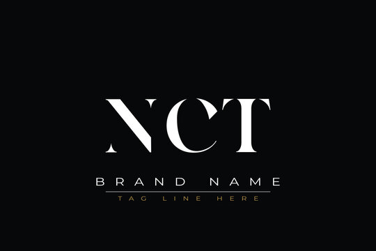 NCT abstract letter logo design. This logo is designed by three abstract letters