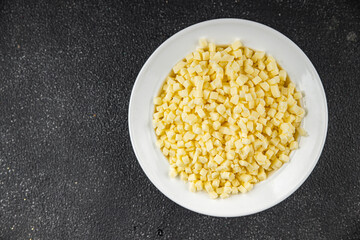 mozzarella cheese for pizza grated cheese fine fresh tasty food dish delicious gourmet food background on the table rustic food top view copy space