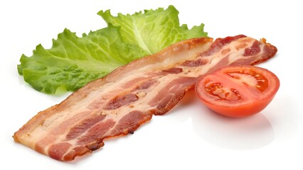 raw meat with salad