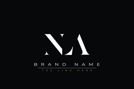 NLA abstract letter logo design. This logo is designed by three abstract letters