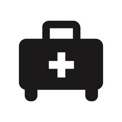 Simple Icon of a Medical First-Aid Kit
