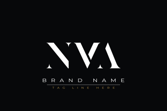 NMA abstract letter logo design. This logo is designed by three abstract letters