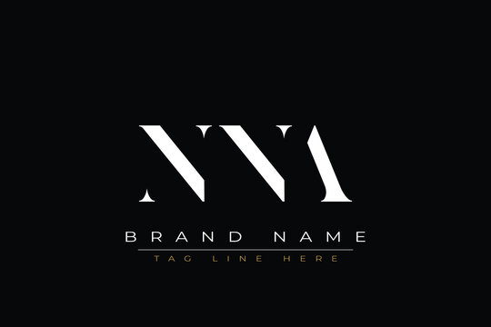 NNA abstract letter logo design. This logo is designed by three abstract letters