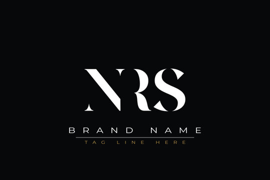 NRS abstract letter logo design. This logo is designed by three abstract letters