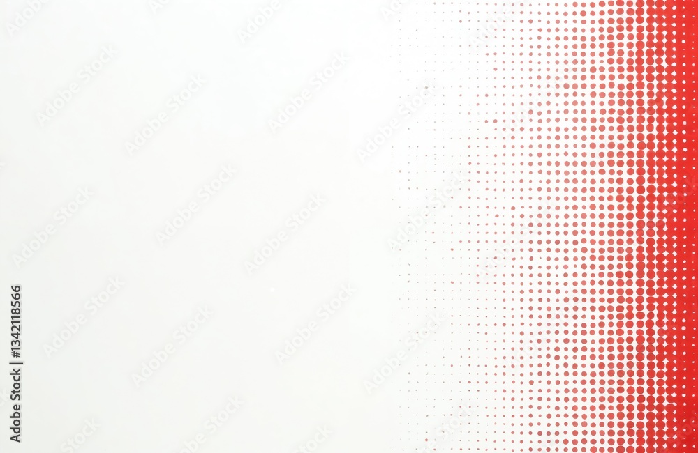 Aufkleber Red halftone transparent gradient texture withering shade pattern overlay effect. Dot distress grunge wallpaper. Light artistic pop design element. Retro rough monochrome abstract background.