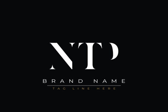NTP abstract letter logo design. This logo is designed by three abstract letters