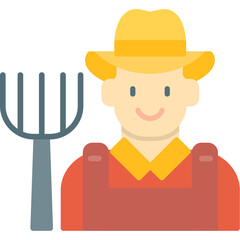 Obraz premium Farmer Icon