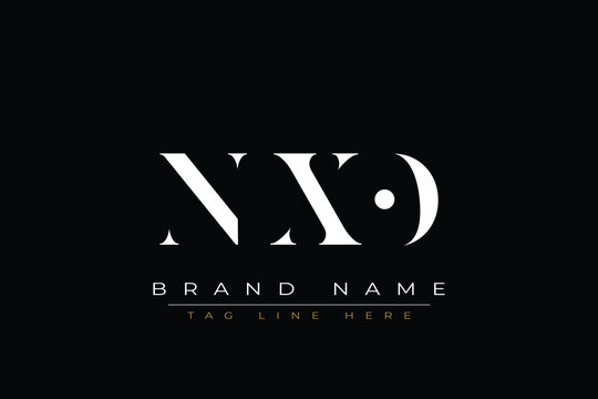 NXO abstract letter logo design. This logo is designed by three abstract letters
