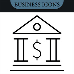 Employee Stock Ownership Plan Line Editable Icons set. Vector icons set. Vector illustration in modern thin line style of business related icons: company, shares, benefits and pension savings.Isolated