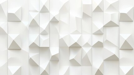 Obraz premium A simple, white 3D background with a cube pattern. 