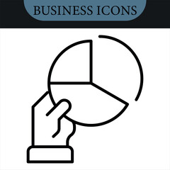 Employee Stock Ownership Plan Line Editable Icons set. Vector icons set. Vector illustration in modern thin line style of business related icons: company, shares, benefits and pension savings.Isolated