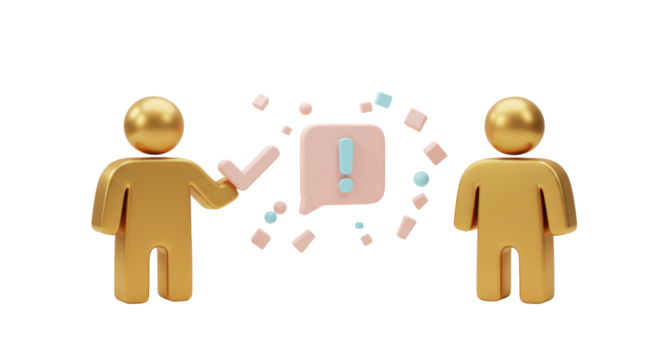 Isolated Golden Communication People Icons - Powered by Adobe