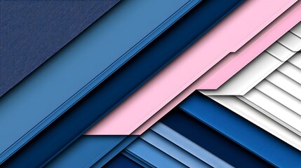 Obraz premium An abstract design of angled color blocks with varied textures