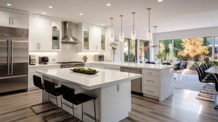 Modern New Kitchen Remodeled White