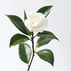 Obraz premium single white rose