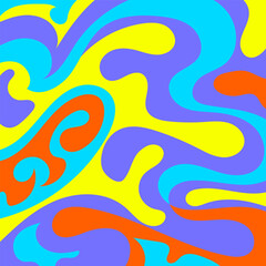 Colorful Swirling Motion in Digital Art Background