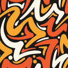 Ivory Maze Elegant Neutral Abstract Background