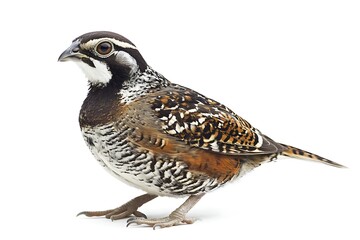 Fototapeta premium a quail against a white background