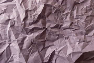 lilac crumpled paper. clean. isolated.