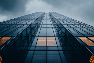 There are two tall buildings that are next to each other