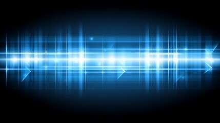 Fototapeta premium Abstract digital arrows for technological movement.