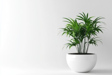 Obraz premium 3D Plant Pot Isolated and White Background 