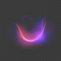 Glow effect. Round light frame. abstract light lines of movement and speed Abstract light lines of movement and speed. light blue color