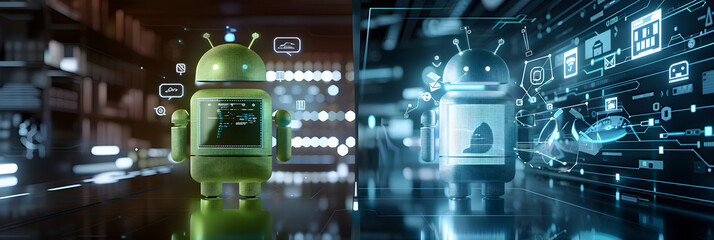 Dynamic Visual Comparison of Robust Vs. Android Features - A Comparative Study On Technological Platforms