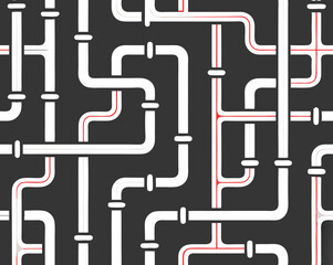 abstract maze, seamless background