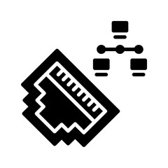 Ethernet icon set flat vecktor trendy popular simple