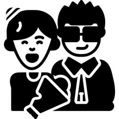 Meet Icon Vector Element