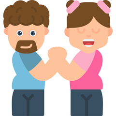 Meet Icon Vector Element