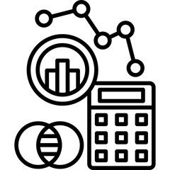 Mathematics Icon Vector Element