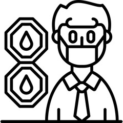 Blood Test Icon Vector Element